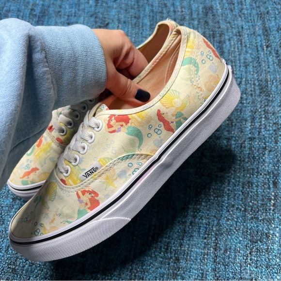 RARE Vans x Disney Little Mermaid Authentic Sneakers Limited Edition - Picture 4 of 10